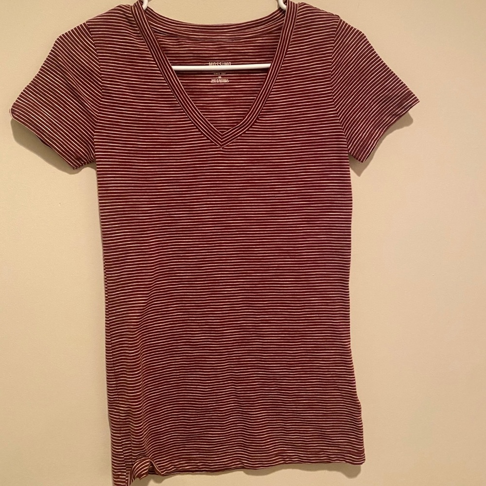 Striped Vneck